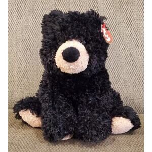2005 TY Grizzles 9.5" Black Bear Stuffed Animal Plush Toy Christmas Birthday